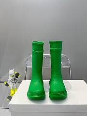 Balenciaga Green Crocs Boots - 4