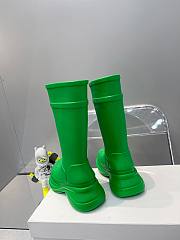 Balenciaga Green Crocs Boots - 5