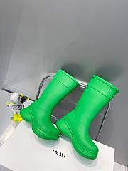 Balenciaga Green Crocs Boots - 6