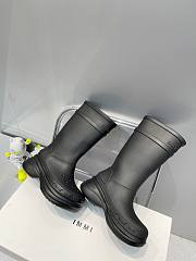 Balenciaga Black Crocs High Boots - 2