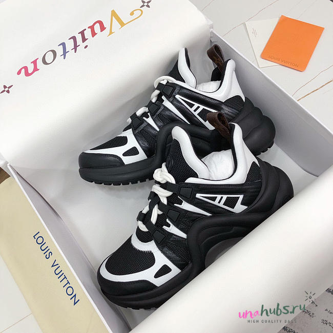 Louis Vuitton Archlight Black White Sneaker - 1