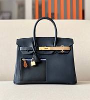 Hermes Birkin Swift Black Pocket 30 Bag - 1