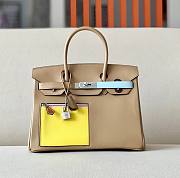 Hermes Birkin Swift Yellow Pocket 30 Bag - 1