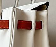 Hermes Birkin Swift White Pocket 30 Bag - 2