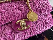 Chanel 21A Jewel Chain Pink Velvet Bag - 2