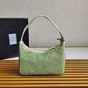 Re-Edition 2000 Nylon Mini Green Bag - 5