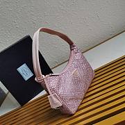 Prada Re-Edition 2000 Nylon Mini Pink Bag - 5