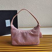 Prada Re-Edition 2000 Nylon Mini Pink Bag - 2