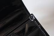 Chanel 22k Patent Calfskin & Gold-Tone Metal Black Bag - 4