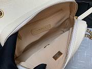 Chanel white caflskin leather backpack - 4