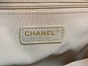 Chanel white caflskin leather backpack - 6