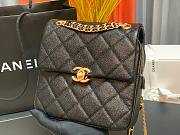 Chanel black caflskin leather backpack - 3