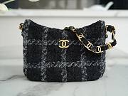 Chanel maxi hobo tweed bag  - 1