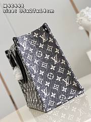 Louis Vuitton MM Onthego gray denim M59608 - 2