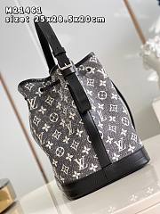 Louis Vuitton Neonoe gray denim M46449 bag - 6