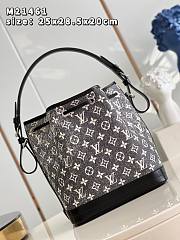 Louis Vuitton Neonoe gray denim M46449 bag - 4