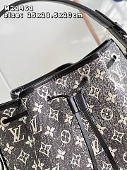 Louis Vuitton Neonoe gray denim M46449 bag - 2