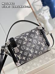 Louis Vuitton Side Trunk Gray Denim Bag - 3