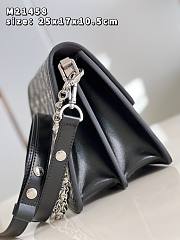 Louis Vuitton Dauphine MM Gray Denim Bag - 2