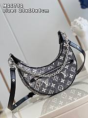 Louis Vuitton Loop Gray Denim Bag - 5