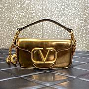 Valentino Garavani small Locò golden bag - 1