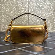 Valentino Garavani small Locò golden bag - 3