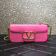 Valentino Garavani Locò pink large bag  - 1