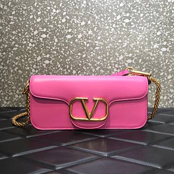 Valentino Garavani Locò pink large bag 