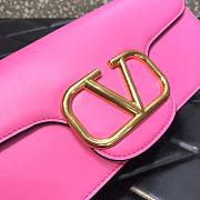 Valentino Garavani Locò pink large bag  - 5