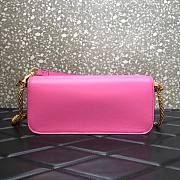 Valentino Garavani Locò pink large bag  - 3