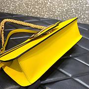 Valentino Garavani Locò yellow large bag - 6