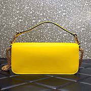 Valentino Garavani Locò yellow large bag - 2