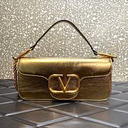 Valentino Garavani Locò golden large bag - 1