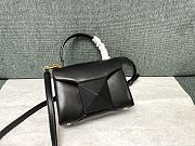 Valentino Garavani One Stud black mini tote bag - 1