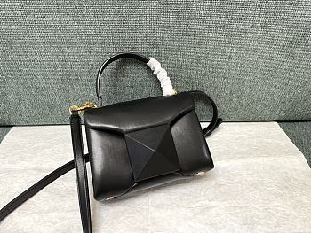 Valentino Garavani One Stud black mini tote bag