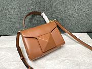 Valentino Garavani One Stud brown mini tote bag - 1