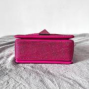 Valentino Garavani One Stud embroidered pink mini bag - 6