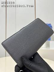 Louis Vuitton Vertical long black wallet  - 4