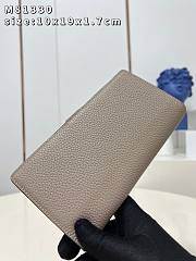 Louis Vuitton Vertical long gray wallet - 4