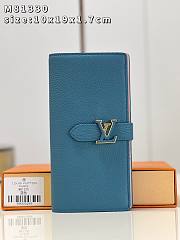 Louis Vuitton Vertical long blue wallet - 1