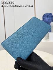 Louis Vuitton Vertical long blue wallet - 2