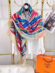Hermes fox scarf 140cm - 2