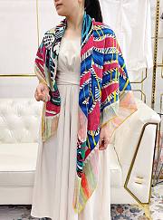 Hermes fox scarf 140cm - 3