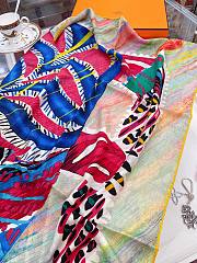 Hermes fox scarf 140cm - 5