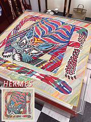 Hermes fox scarf 140cm - 6