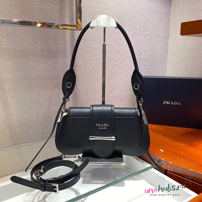 Prada Black Sidonie Shoulder Bag - 1