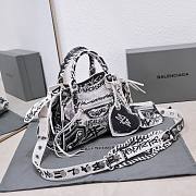 BALENCIAGA Neo Cagole City XS leather tote bag - 3