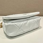 Prada System Nappa Patchwork White Shoulder Bag - 5