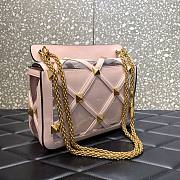 VALENTINO Garavani Stud pink nylon bag - 2