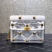 VALENTINO Garavani Stud white nylon bag - 1